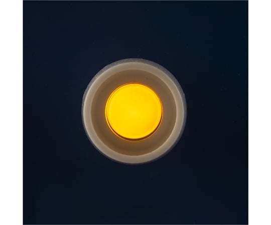 LED表示灯　白　発光色：オレンジ　樹脂フードタイプ