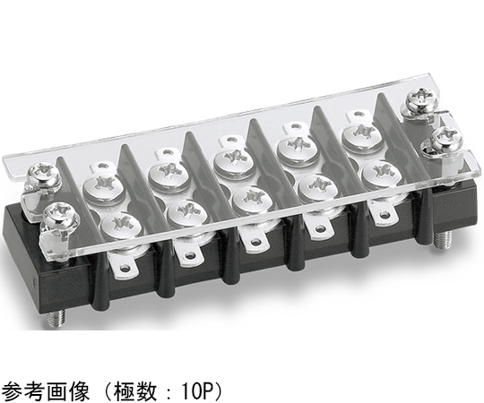 2列型中継用端子台（カバー付）　19P