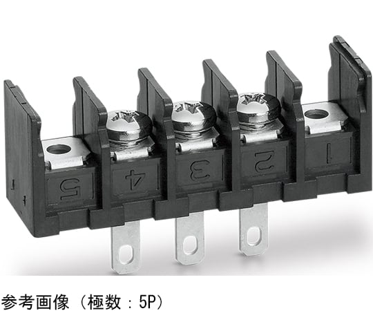 65-0269-23 ネジ式端子台　底面絶縁物無し　サポート端子無し　ネジサイズM4　角座金付ネジ　はんだ付端子　取付孔有り　1P ML-260-S1A3XS-1P