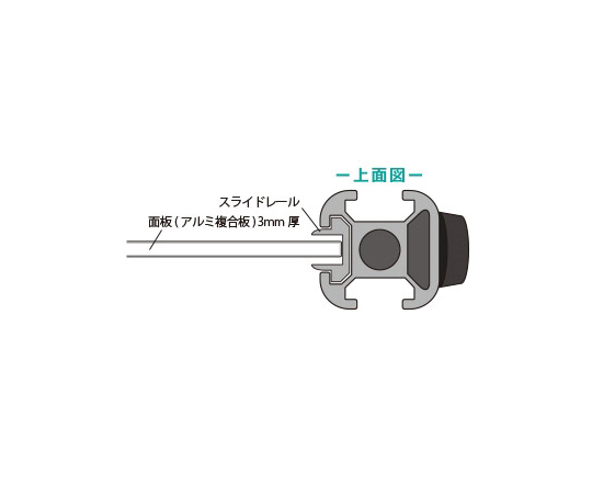 スマートメッセージスタンド　アルミ複合板　600×900mm　SMMSAP-600X900