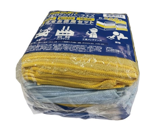 マイクロファイバーウエス詰合せ　お徳用セット500g