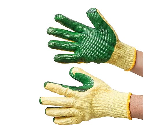 ゴム張り手袋　バリックス　グリーン　3双組