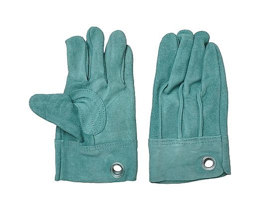 牛床革手袋　オイル加工　外縫い　ハトメ付