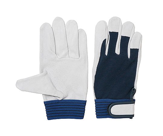 豚クレスト　背抜き手袋　マジックテープ　Lサイズ