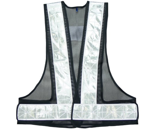 安全ベスト　7cm　幅広大寸　紺×銀