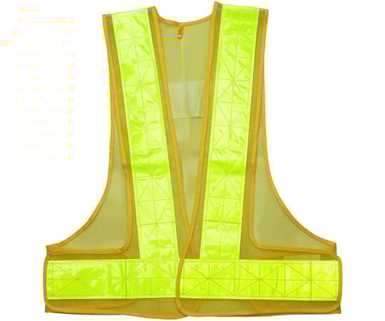 安全ベスト　7cm　幅広大寸　黄×黄