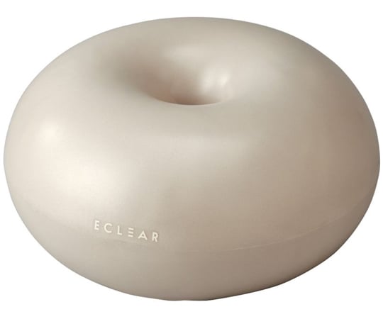 バランスボール　エクリアスポーツ　ドーナツ型　Lサイズ　直径50cm　アイボリー