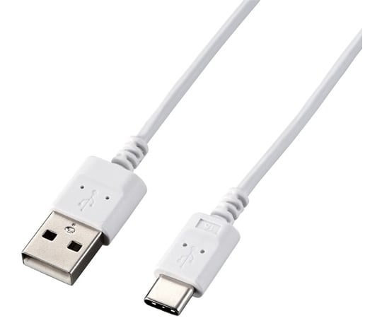 USB　Type-Cケーブル　スマホ用　USB（A-C）　極細　2.0m　ホワイト