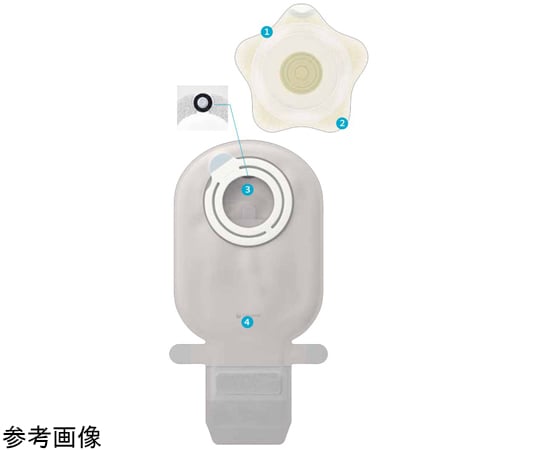 センシュラ ミオ1 尿路ストーマ用 単品系装具キッズ ウロ 透明 10-35mm 1箱（10枚入）