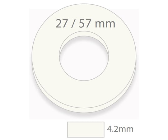 最安価格 65-0319-40 ブラバ プロテクティブシール 厚み4.2mm×内径27mm×外 滅菌・感染予防