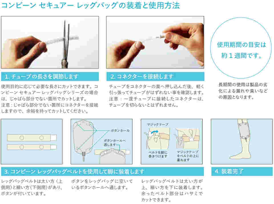 売れ筋 外部蓄尿袋 コンビーンドレイナージバッグ コロプラスト 8-2718-04 その他介護用品