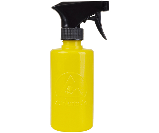 スプレーボトル　黄　静電気防止　低密度ポリエチレン　240cc