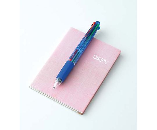 取扱を終了した商品です］クリフター4色ボールペン 透明黒