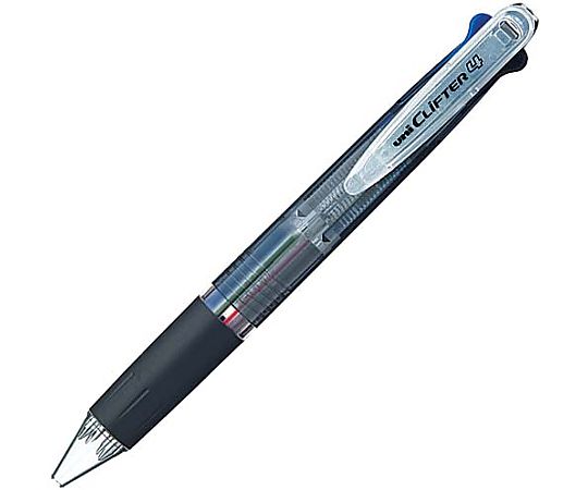 取扱を終了した商品です］クリフター4色ボールペン 透明黒