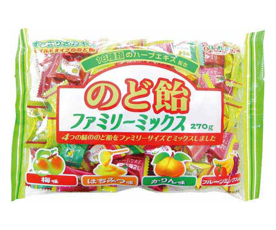取扱を終了した商品です］65-0372-86 のど飴ファミリーミックス 270g