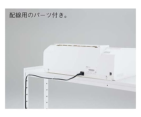 デスク周りデスクラック2段W1200スノーホワイト　13-004MH-7