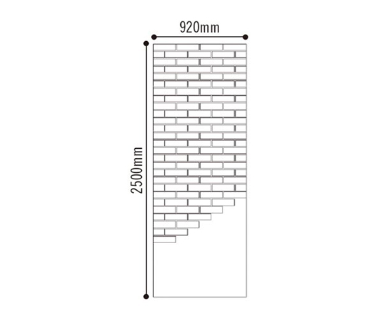 65 0397 36 アクセント壁紙 92cm 2 5m レンガ Wap 501cr Axel アズワン 65 0397 36 アクセント壁紙 92cm 2 5m レンガ Wap 501cr Axel アズワン