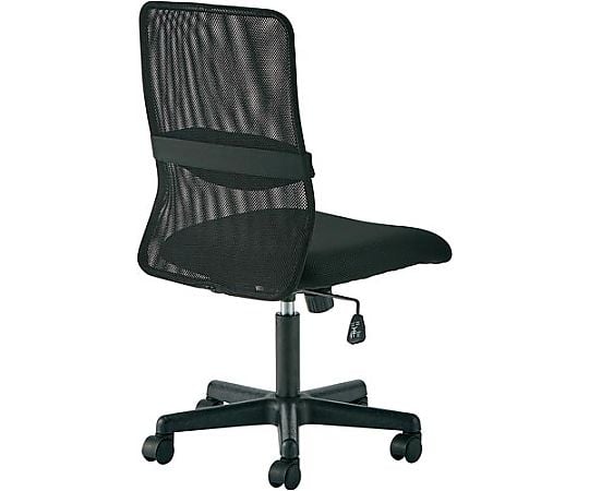 じぇいきち 65-0407-25 ランバーメッシュチェア ブラック 243634 【AXEL】 アズワン