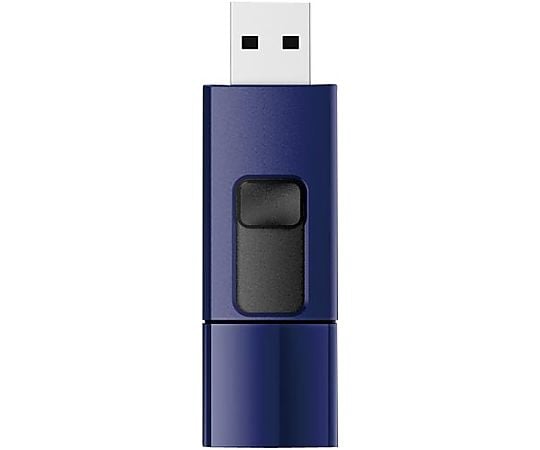 65-0409-74 USB3.0スライド式USB B05 8GB 紺 SP008GBUF3B05V1D 【AXEL】 アズワン