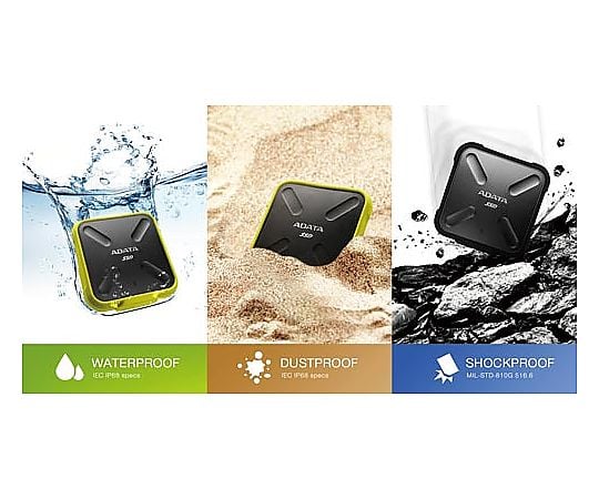 (未使用･未開封品)　ASD700-256GU3-CBK [256GB ポータブルSSD SD700 USB 3.1 IP68 防塵/防水 耐衝撃 ブラック] qdkdu57 Amazon | ASD700-256GU3-CBK [256GB ポータブルSSD SD700 USB