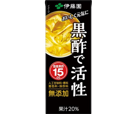 65 0431 40 黒酢で活性 0ml 24本 Axel アズワン
