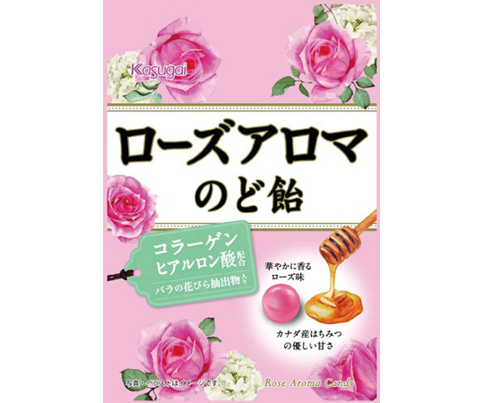 現在受注を停止している商品です］ローズアロマのど飴 80g 6パック