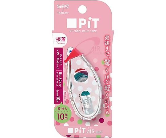 テープのり ピットエアーミニ ドットピンク　PN-EASG02