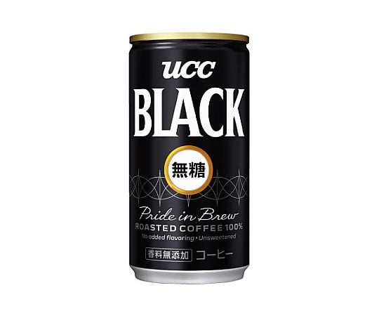 65-0480-10 UCC ブラック無糖 185g 30缶 1ケース（30本入