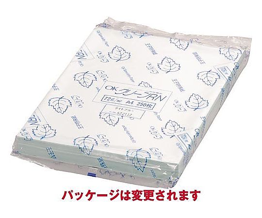 クリーンルーム用無塵紙 A4 OKクリーンRN72 ライトブルー コピー用紙 おぎなっ
