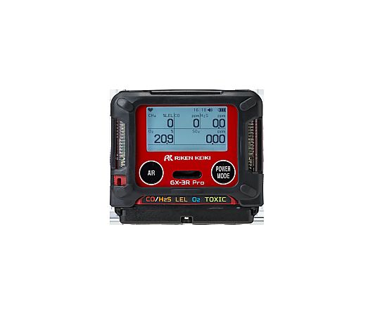 個人装着型マルチガス検知器GX-3RPro（メタン/酸素/一酸化炭素/硫化水素/ホスフィン）充電池仕様 Bluetooth対応　BM1E1E8L1
