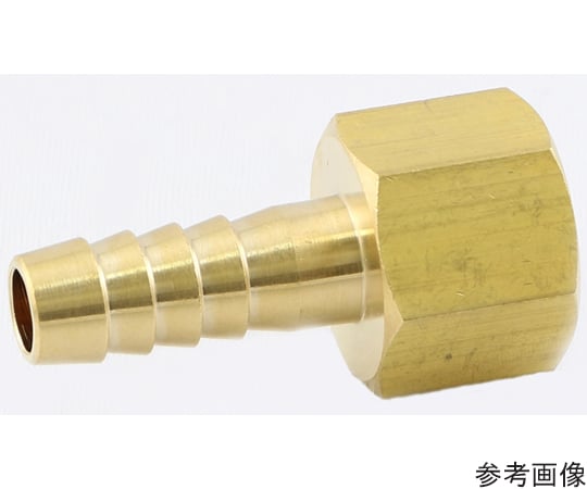 フィッティング　ホース継手　内ネジ・ホースニップル　C3604　【RoHS指令相当品】　P1/4×φ7