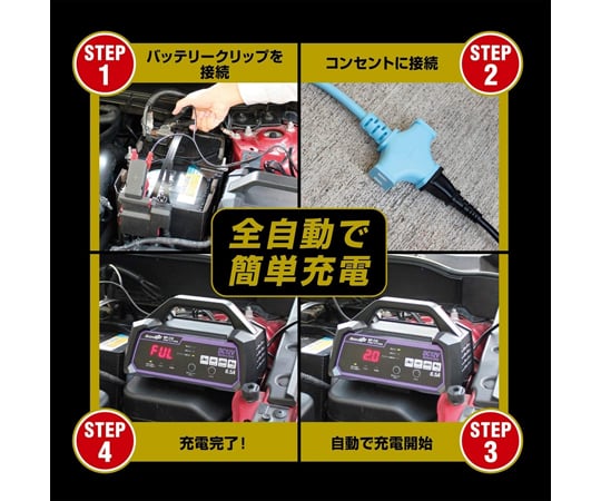 65-0502-50 全自動パルス充電器 MP-210 【AXEL】 アズワン