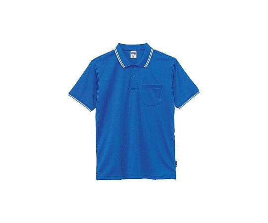 ベーシックドライポロシャツ（ポリジン加工） ロイヤルブルー 5L