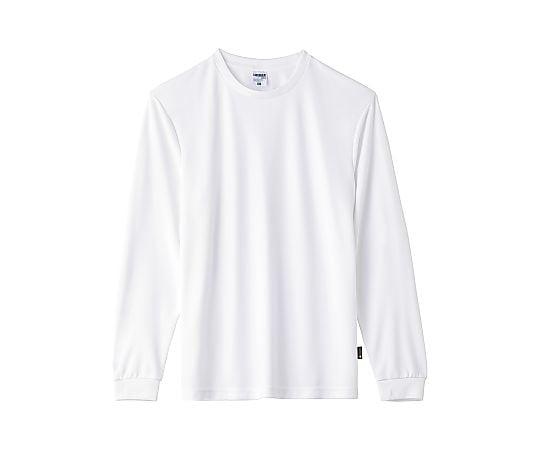 裾ラインリブドライポロシャツ（ポリジン加工） ホワイト M