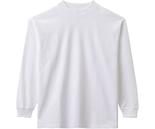 10.2オンススーパーヘビーウェイトモックネックTシャツ　ホワイト　XL
