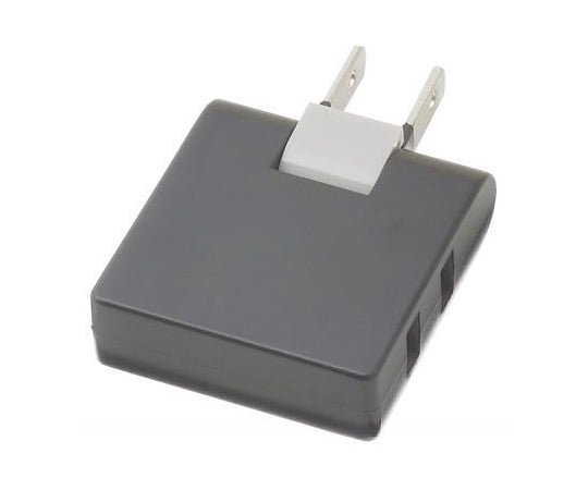 耐トラ付コーナータップ　ミニ　2個口　黒