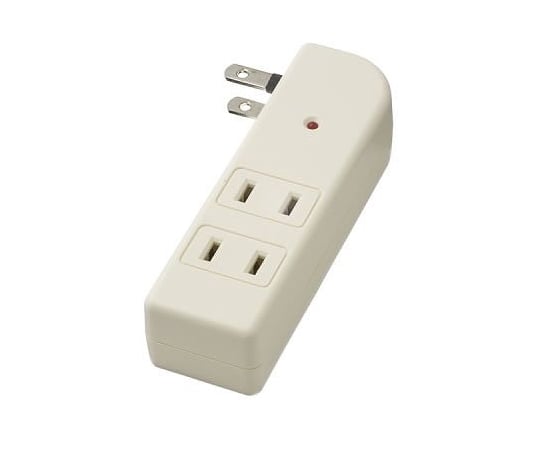 雷サージ付サイドタップ　3個口　白