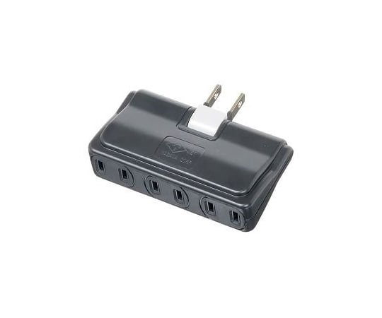 耐トラ付アンダータップ　3個口　黒