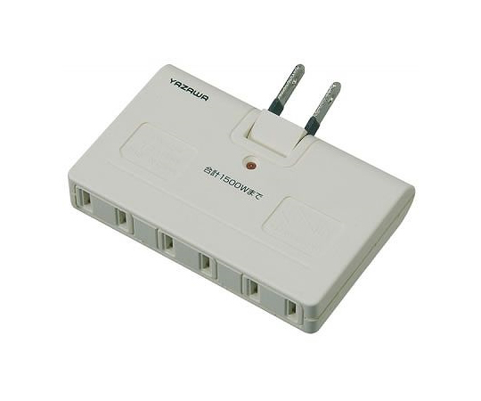 雷サージ付アンダータップ　3個口　白