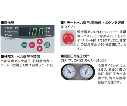 65-0569-67 冷却水循環装置 クールエース 空冷・密閉系向循環 CA-4110