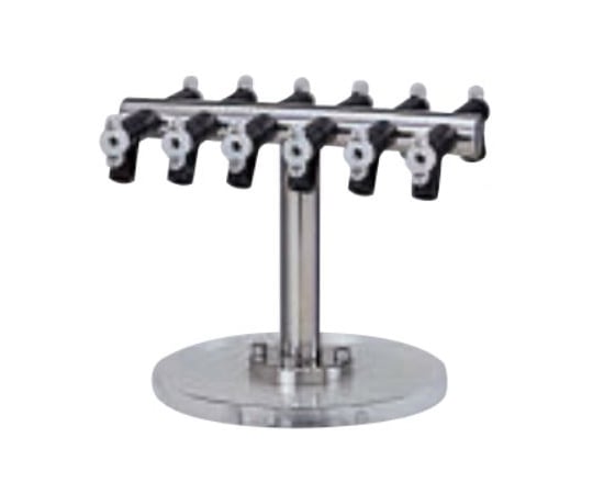 試験管・アンプル瓶用多岐管　12ポート