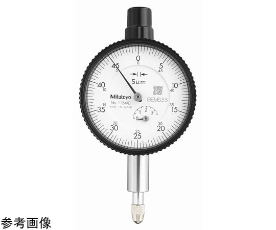 小形ダイヤルゲージ　測定範囲3.5mm　メーカー校正証明書/トレサビリティ体系図付　耳金なし　連続目盛