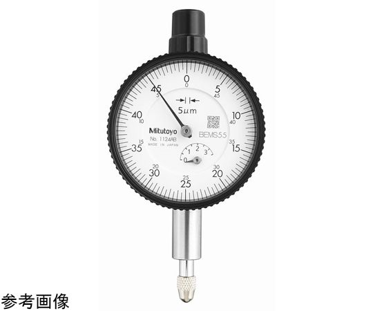 小形ダイヤルゲージ　測定範囲3.5mm　校正証明書/トレサビリティ体系図付　耳金なし　連続目盛