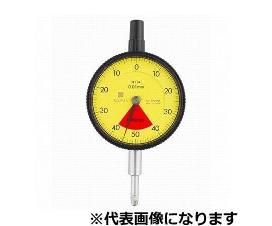 標準型ダイヤルゲージ　測定範囲4mm　校正証明書/トレサビリティ体系図付　耳金付　バランス目盛/ショックプルーフ