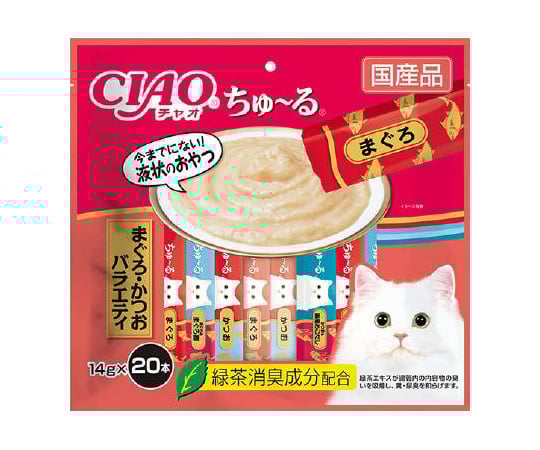 ちゅ～る　マグロ・カツオバラエティ　20本入