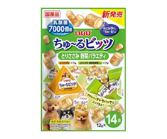 ちゅ～るビッツ　野菜バラエティ　12g×14本入