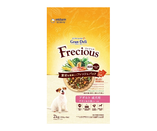 GD　Frecious　アダルト　チキン＆小魚　2kg