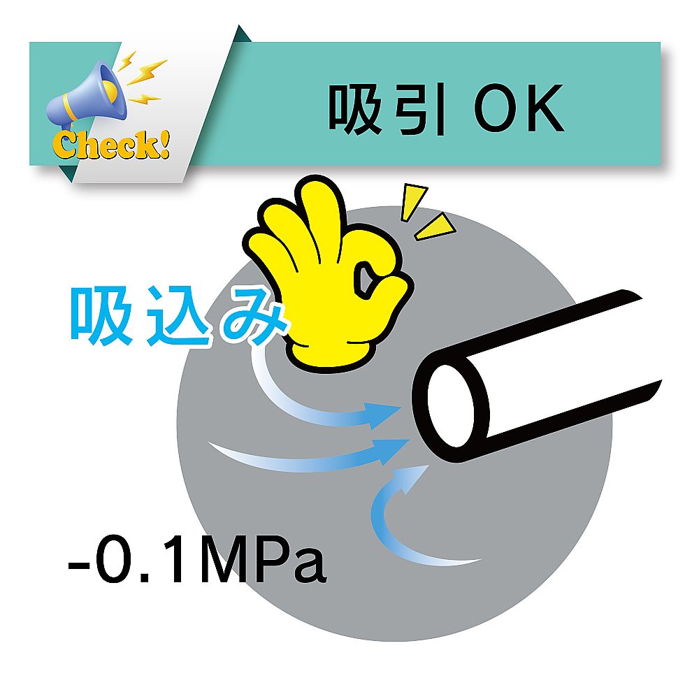 耐熱・食品用耐圧ホース　トヨシリコーンS2ホース　内径19.5mm×外径31.5mm　長さ2m　TSIS2-19-2