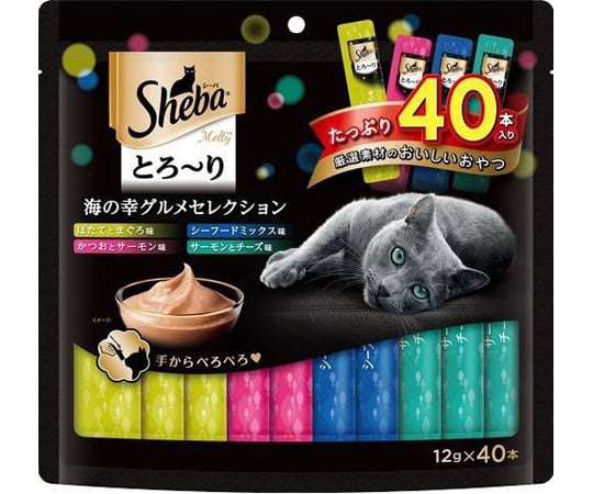 シーバとろ～りメルティ　海の幸セレクション　12g×40本