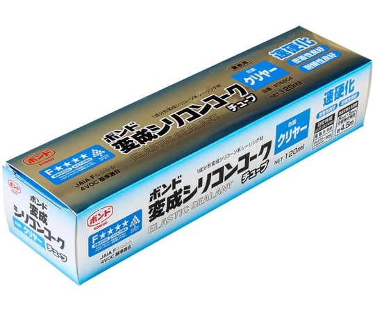 65-1330-90 ボンド 変成シリコンコーク クリアー 120mL #05804